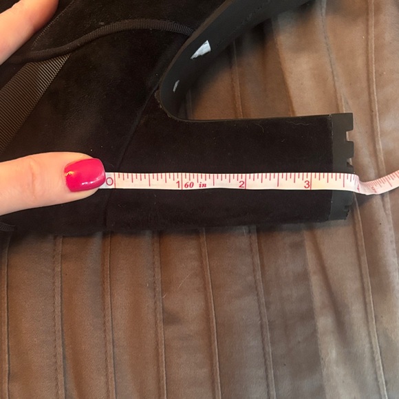 Karl Lagerfeld Black Suede Ankle Boots size 8 - Picture 12 of 16